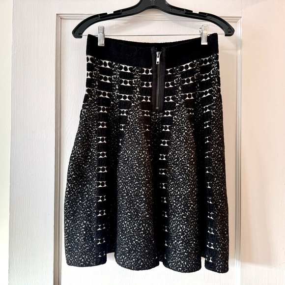 Anthropologie | Moth Jacquard Knit Flare Skater Skirt S - Picture 7 of 9
